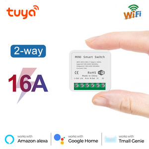 16A Mini Wifi cảm ứng thông minh chuyển đổi không dây điều khiển từ xa chuyển đổi ánh sáng tuya ứng dụng thông minh làm việc với Google nhà và Alexa - Product Image 5