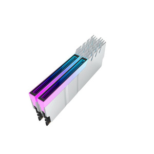 Flower Mirror Memory Module Heatsink With Argb <b>Lighting</b> Synchronization And Abyss Effects Aluminum <b>Socket</b> Mount - Product Image 2