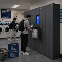 Casier de Blanchisserie Intelligent Winnsen Campus avec Accès par Carte d'Étudiant pour la Blanchisserie des Dortoirs Universitaires