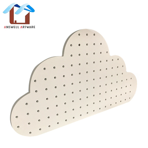 Various Styles Home Storage Shelf Wall Organizer Display Mdf <strong>Wood</strong> Hook <strong>Peg</strong> <strong>Board</strong> - Product Image 2