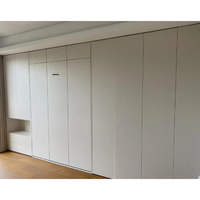 Lit caché moderne personnalisé peu encombrant lits jumeaux queen size escamotables lits muraux pliants lit escamotable avec bureau pour salle d'étude