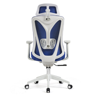 Chaise de bureau ergonomique inclinable haut de gamme, moderne, mobile, avec dossier pivotant, réglable en hauteur, en maille, pour cadre dirigeant