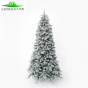 Longstar vente chaude pré-éclairé avec tout l'arbre <span class=keywords><strong>de</strong></span> Noël floqué artificiel coloré avec des pommes <span class=keywords><strong>de</strong></span> pin pour la décoration <span class=keywords><strong>de</strong></span> vacances - Product Image 1