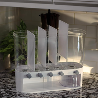 FK Boîte de rangement pour distributeur d'aliments secs Conteneur de stockage de grains alimentaires Boîte de riz Conteneur
