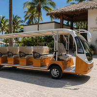 Autobús Turístico Eléctrico de 17 Asientos con Suspensión MacPherson para Grandes Áreas Turísticas, Hoteles y Recorridos por la Ciudad