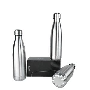 ขวดน้ำกีฬาทรงโค้กสแตนเลสสุญญากาศผนังสองชั้นแบบออกแบบโลโก้ได้ตามต้องการ - Product Image 2