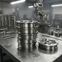 Roue de grue robuste en acier forgé 42CrMo, certifiée ISO9001, pour grue à conteneurs de quai