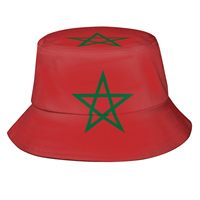 Chapeau de pêcheur à imprimé tendance personnalisé Argentine Mexique Maroc Colombie