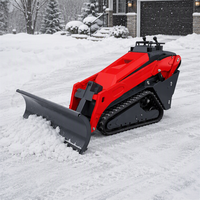 Accessoires personnalisés pour chargeuses compactes fabriqués en usine : balayeuse, décompacteur à froid, chasse-neige pour travaux routiers