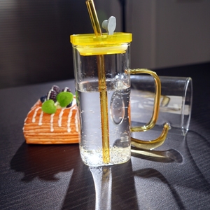 Super <b>Clear</b> High Borosilicate Glass Mug 16oz, Non-Toxic Dishwasher Safe for Daily Use - Product Image 3