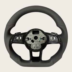 Volant <span class=keywords><strong>de</strong></span> <span class=keywords><strong>course</strong></span> en cuir personnalisé <span class=keywords><strong>de</strong></span> haute qualité pour Volkswagen Golf 6 MK6 GTD GTI R Scirocco Polo - Product Image 5
