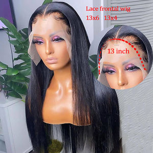 Pelucas baratas de venta directa de fábrica con precio bajo para encaje de longitud larga <span class=keywords><strong>leche</strong></span> cruda virgen cabello humano brasileño - Product Image 5