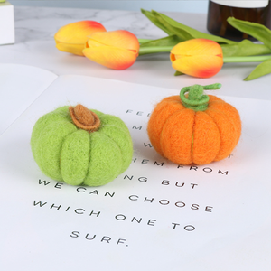 Artigianato colorato in feltro di zucca autunno/<span class=keywords><strong>lana</strong></span> di zucca per la decorazione di Halloween - Product Image 5