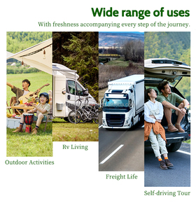 15L Car Refrigerators AC.684.211 80W Electric Compressor Mini <strong>Fridge</strong> <strong>12V</strong> 24V Travel Car Camping Portable Freezer Refrigerator - Product Image 3