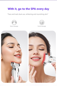Appareil multifonctionnel de soin de la peau du visage et du cou, machine de beauté anti-rides, masseur chaud/froid pour le visage et le cou - Product Image 5