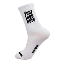 Chaussettes de sport personnalisées en jacquard pour hommes et femmes, avec logo imprimé, pour la course, le tennis, le football, décontractées, en gros, à prix abordable