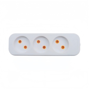 <span class=keywords><strong>Multipresa</strong></span> Schuko Tipo E/F UE 2/3/4 Prese con Copertura Rossa 16A 250V Adattatore a <span class=keywords><strong>Muro</strong></span> per Casa/Ufficio - Product Image 4