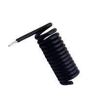 Antenne spirale isolée en caoutchouc noir 2dBi 315MHz 433MHz pour réception et transmission Wifi, module de communication pour télécommande