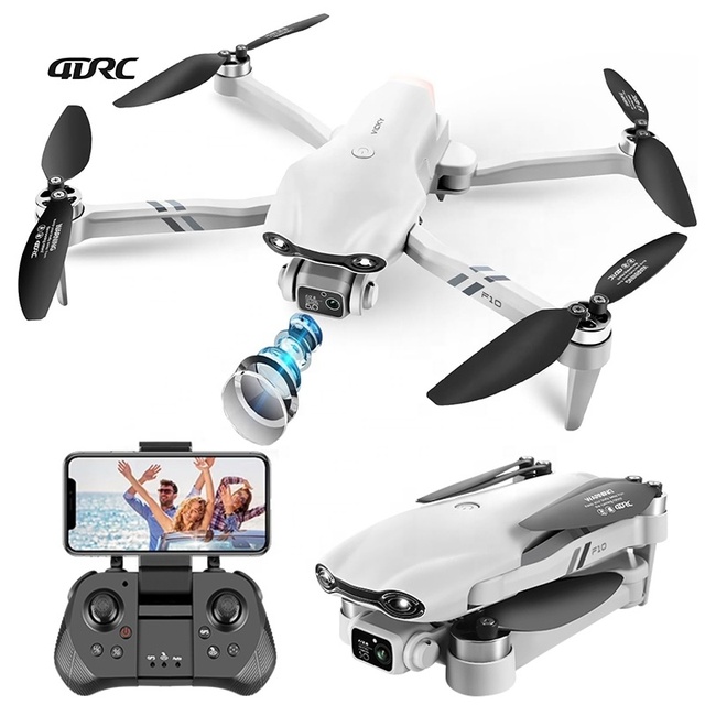 4DRC F10 GPS Drone with Brushless Motor Professional RC Quadcopter WiFi HD FPV Dual Camera Foldable GPS Drone for Beginners