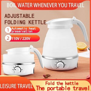 Hervidor Eléctrico Plegable Portátil Mini con Termostato, Función Mantener Caliente, Apagado Automático, de Silicona y Acero Inoxidable, Seguro para el Hogar, Viajes y Negocios - Product Image 2