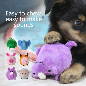 Balle de jeu interactive en métal écologique pour animaux de compagnie, qui parle, rebondit et grince pour le divertissement des chiens - Product Image 2