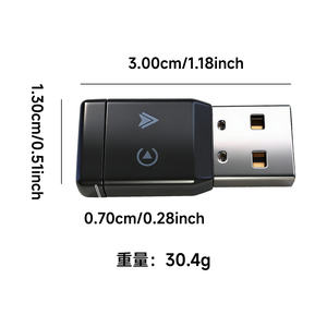 Adattatore BQCC 2 in 1 da Cablato a Wireless per Android Auto e CarPlay, Universale per Audi, Mercedes, Kia, Toyota, Mazda, Nissan, Ford, <span class=keywords><strong>Opel</strong></span> - Product Image 2