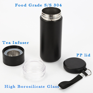 Custom Stainless Steel <b>Tea</b> Flask Glass Double Wall For Coffee And <b>Tea</b> <b>Infuser</b> Wholesale - Product Image 4