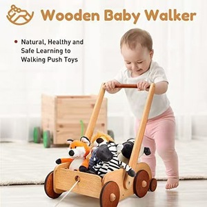 Andador de Madera para Bebé, Madera Maciza, 0-3 Años, Antideslizante, Ayuda para Caminar, Diseño Moderno y Simple - Product Image 5