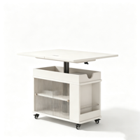 Table basse en pierre réglable et mobile, design moderne pour appartement, chambre, salon, salle à manger