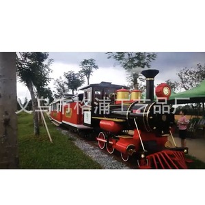 Tren Turístico de Vapor para Parques, Metálico, para Exteriores, con Capacidad para Más de 10 Pasajeros - Product Image 1