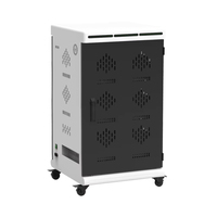 Gabinete de Carga para Tablets Entrans EN48 con Acero al Carbono/ABS Ignífugo, Ruedas Universales Silenciosas y Frenos; Certificado CE y RoHS