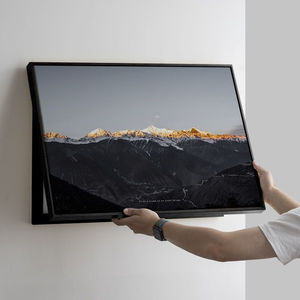 Toile encadrée du mont Fuji, peinture de paysage minimaliste pour la décoration de la maison, couverture de boîte électrique, impression horizontale à jet d'encre - Product Image 3