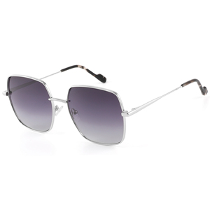 Gafas de Sol Cuadradas Unisex con Marco Metálico, Lentes Degradadas, 100% Protección UV para Adultos, Estilo Moderno - Product Image 1