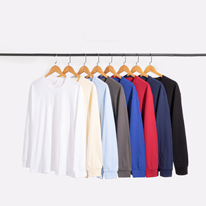 Sweat-shirt pour hommes de qualité luxe personnalisé coton côtelé col rond streetwear pull à épaules tombantes sweats à capuche et sweat-shirts pour hommes - Product Image 2