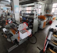 Petite machine automatique à grande vitesse pour la fabrication et la fermeture de sacs en PE, polyéthylène et plastique bio avec fermeture éclair, à prix compétitif