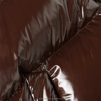 Veste matelassée surdimensionnée en polyamide brillant matelassée personnalisée pour l'hiver