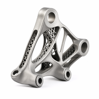 Impression 3D en métal SLM, pièces en alliage d'aluminium à structure en treillis personnalisées, OEM ODM, service de fabrication rapide par fusion laser sélective