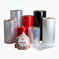Rouleau de film d'emballage congelé pour fruits, légumes, viande, fruits de mer, nylon NY PA PE alimentaire, plastique, sac de stockage sous vide pour poulet rôti