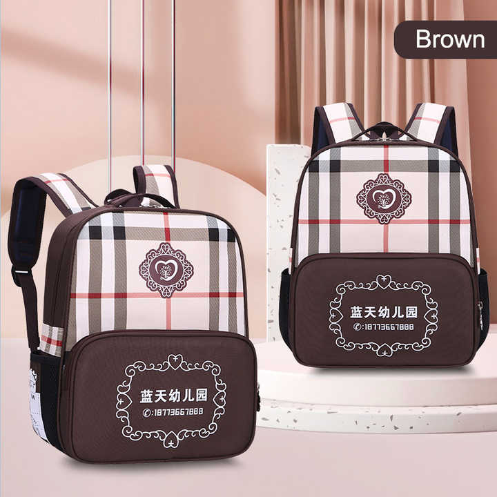 Factory wholesale new kindergarten school bag female 345 years old