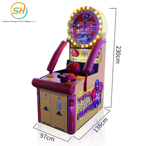 Máquina de jogo de boxe operada por moedas à venda em centro esportivo; equipamento de teste de força e alívio de estresse para boxe. - Product Image 6