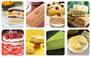 Thousands Layer <b>Crepe</b> Birthday Cake Making <b>Machine</b> Small Layer Cake Making <b>Machine</b> Pancake Skin <b>Crepe</b> Maker <b>Machine</b> - Product Image 3