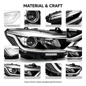 Faro Delantero Izquierdo para Automóvil, Ensamblaje de Faro Delantero Lado del Conductor, Piezas de Repuesto para Iluminación de Automóviles OEM 33150-TXE-H11 para <span class=keywords><strong>Honda</strong></span> <span class=keywords><strong>Insight</strong></span> - Product Image 4