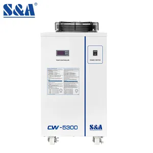 S&A CW-5300AH 220V CNC แกน Air Cooled อุตสาหกรรม Lab เครื่องทําน้ําเย็นเครื่องทําความเย็น Enfriador De Agua อุตสาหกรรม