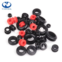 Grommet de câble anti-poussière personnalisé, trou de 22 mm, bouchon de trou étanche, grommet rond en caoutchouc double face