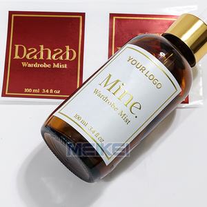 Низкая цена металлическая печать этикеток для бутылок 3D Золотой тисненый логотип Водонепроницаемая наклейка для бутылок - Product Image 3