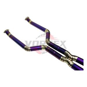 ท่อไอเสีย Vortex Exotic Purple Burnt Titanium Valvetronic สำหรับ BMW M5 G90 ปี 2025 2026 ระบบเก็บเสียงแบบ Pie-cut สำหรับรถแข่งสมรรถนะสูง - Product Image 5