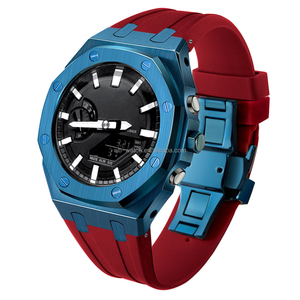 Bracelet de montre en silicone Ga-<span class=keywords><strong>2100</strong></span> modifié de luxe bleu ciel pour bandes Casiaok <span class=keywords><strong>G</strong></span> <span class=keywords><strong>Shock</strong></span> Ga2100 Ga <span class=keywords><strong>2100</strong></span> - Product Image 3