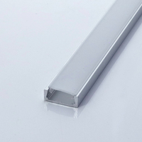 Plafond LED éclairage profilé en alliage d'aluminium boîtier d'extrusion série 6000 montage en surface profilé de lumière de bande de LED flexion