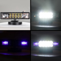 RUTENSE Auto LED Arbeits licht 48W blau weiß Blitz Warnleuchte Offroad Fahrzeug LED Arbeits lampen