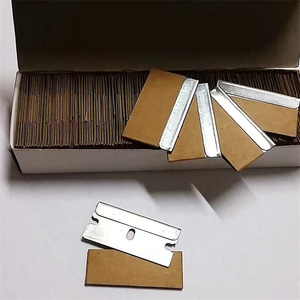 Cuchillas de Repuesto de Acero con Alto Contenido de Carbono para Raspador de Limpieza de Pegamento de Adhesivos de Ventanas de Automóviles B - Product Image 4